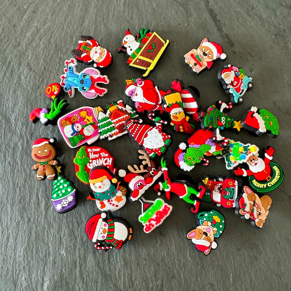28 Assorted Christmas Croc charms BRAND NEW